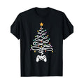 Christmas Video Game Christmas Tree Game Enthusiasts Video Game Player T-shirt 100% Cotton, 220G. made in usa Hoodie,...