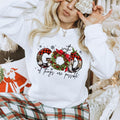 Christmas With God All Things Are Possible Unisex Gildan Sweatshirt T-Shirts, Hoodie | GrindPrints.com