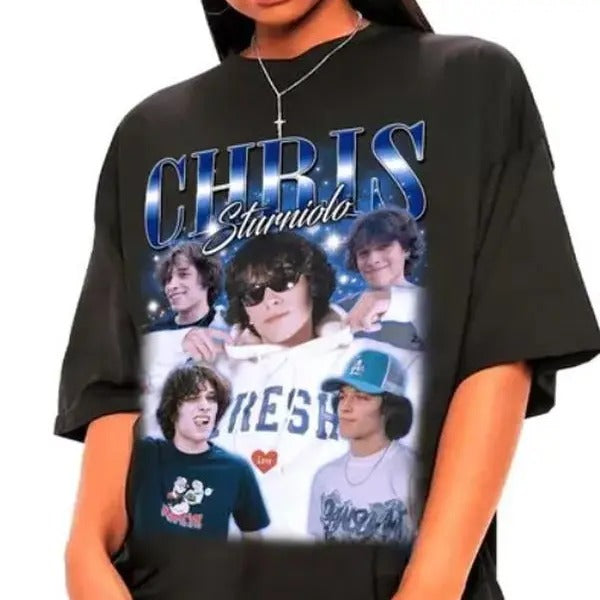 Christopher Sturniolo Vintage T-Shirt Chris Classic Retro T shirt Hoodie, Sweatshirt | GrindPrints.com