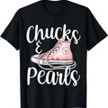 Chucks Pearls 2024 Kamala Harris President 47th T-Shirts, Hoodie, Sweatshirt