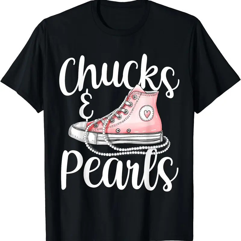 Chucks Pearls 2024 Kamala Harris President 47th T-Shirts, Hoodie, Sweatshirt