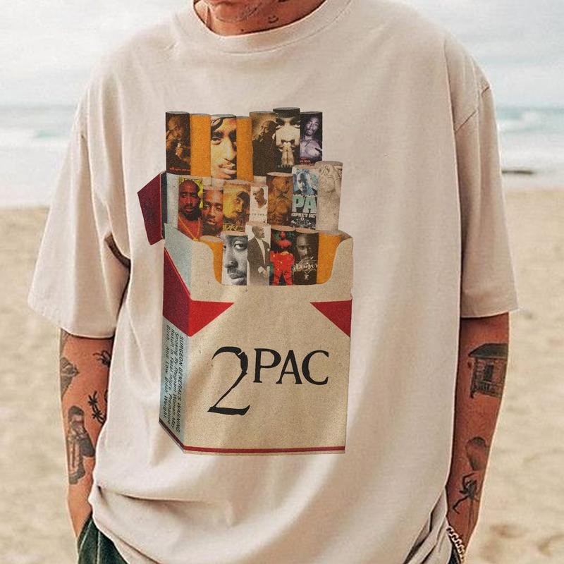 Cigar Lovers Short-Sleeve Unisex T-Shirt, Smoking T-Shirt, 2Pac Tupac Shakur T-Shirt, Tupac Shakur Vintage T-Shirt,2Pac...
