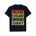 Cigar Smoking Shirt Funny Retro Vintage Cigar Smoker T-Shirt, 100% Cotton, Halloween Thanksgiving Christmas Gift for Men...