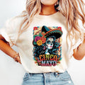 Cinco De Mayo Girls Women Mexican Fiesta Party 5 De Mayo Shirt, Casual Short Sleeve Crew Neck T-shirt for Summer, Graphic...
