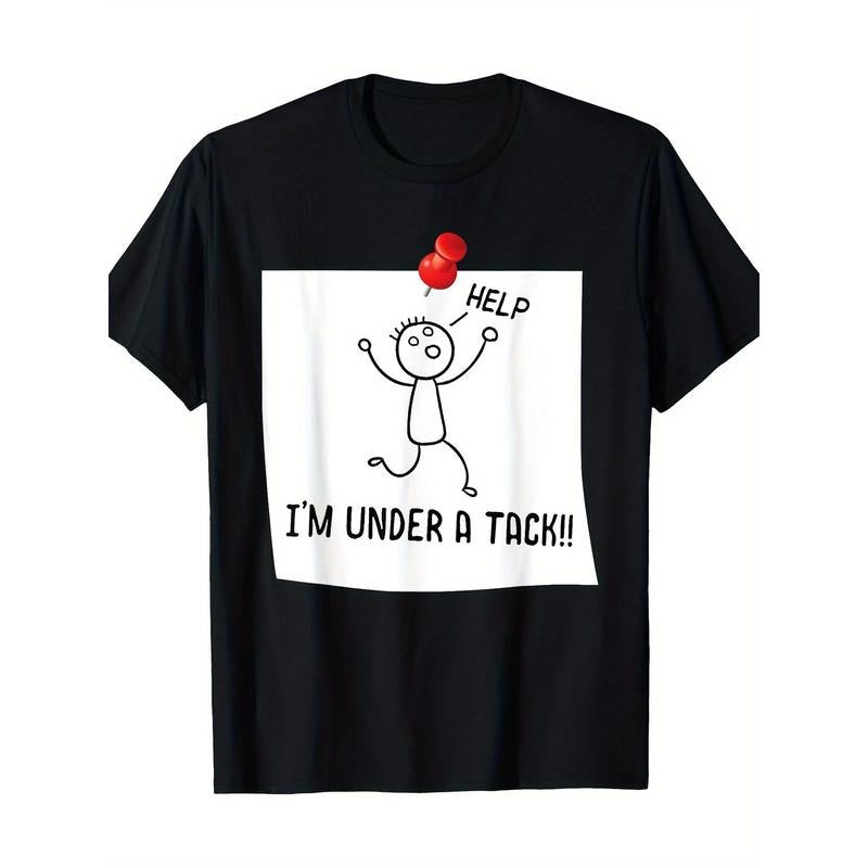 Clapper, Help! I'm Pinned! Sticky Man Joke Funny T-shirt, Men's T-shirt, 180G Made in USA Hoodie, Sweatshirt