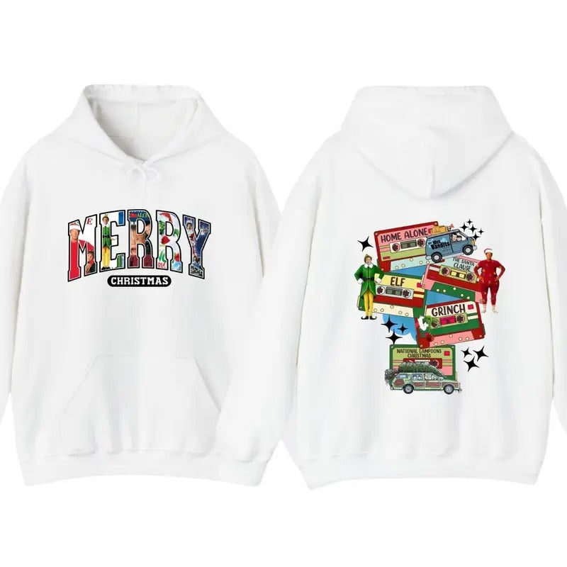 Classic 90s Christmas Movies Shirt, Hoodie, Retro Shirt Sweatshirt | GrindPrints.com