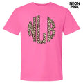 Classic Cheetah Monogram Comfort Colors T-Shirt 'NLB' Hoodie, Sweatshirt | GrindPrints.com
