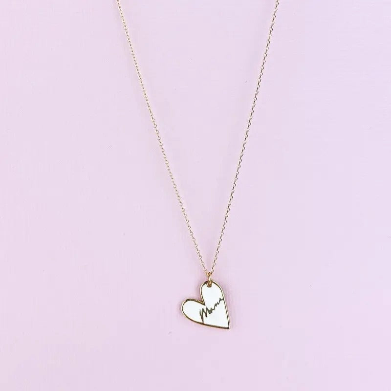 Classic Mama Heart Necklace *Final Sale* T-Shirts, Hoodie, Sweatshirt | GrindPrints.com