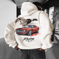Classic Mustang Racing Hoodie, Unisex, Menswear, Car Hoodie, Classic Cotton T-Shirts, Sweatshirt | GrindPrints.com