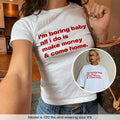 Classic Round Neck Baby Tee Shirt