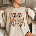 Classic Rudolph and Clarice Sweatshirt, Merry Christmas, Holiday Outfit, christmas TV Movie Shirt, Rudolph the Red Nosed...