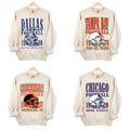 Classic Sand Football Sweatshirt - Unisex Crewneck for Sports Fans T-Shirts, Hoodie | GrindPrints.com