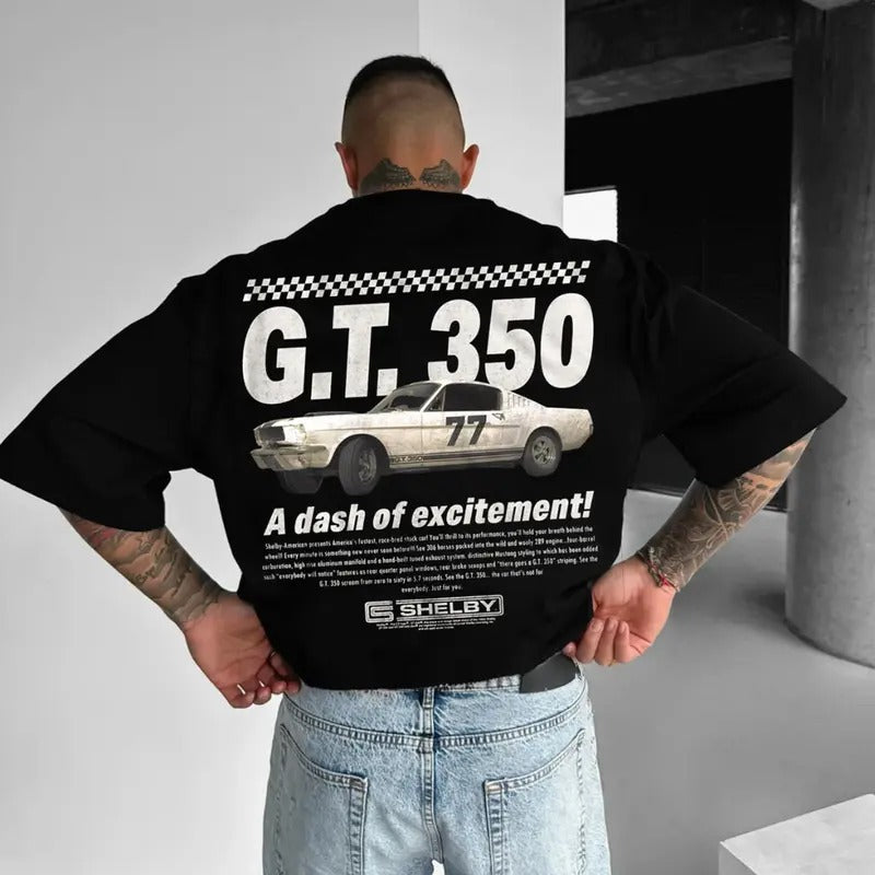Classic Shelby GT350 T-Shirt, Unisex, Car Clothing Hoodie, Sweatshirt | GrindPrints.com