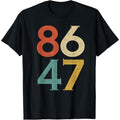 Classic Vintage 80s Style 86 47 Anti Trump T-Shirt Hoodie, Sweatshirt | GrindPrints.com
