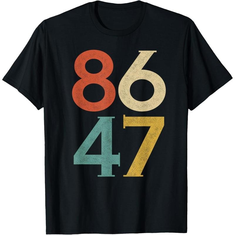 Classic Vintage 80s Style 86 47 Anti Trump T-Shirt Hoodie, Sweatshirt | GrindPrints.com