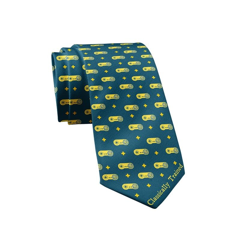 Classically Trained Necktie Novelty Ties for Men Video Game Tie Nerdy Necktie Funny Ties Funny Ties T-Shirts, Hoodie,...
