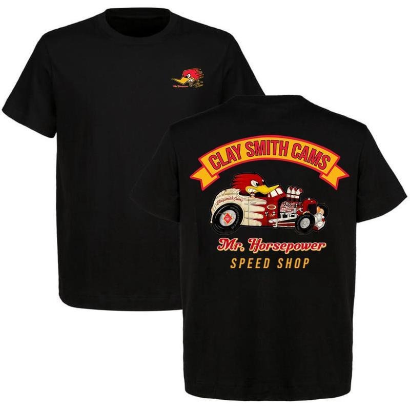 Clay Smith Cams Retro Classic Racing Car Lover Racing Equipment Casual Menswear Top Menswear Car Parts Short Sleeve T-Shirts, Hoodie, Sweatshirt