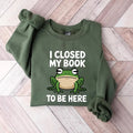 Closed My Book Be Here Shirt Cute Frog Shirt Introvert Bookworm Shirt Funny Book Nerd Book Lovers Club UW2P6 T-Shirts, Hoodie, Sweatshirt