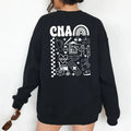 Cna Nursing Assistant Sweatshirt, Unisex Crewneck Pullover Tee, Black Cotton Casual Sweatshirt with "CNA" Print, Unisex...