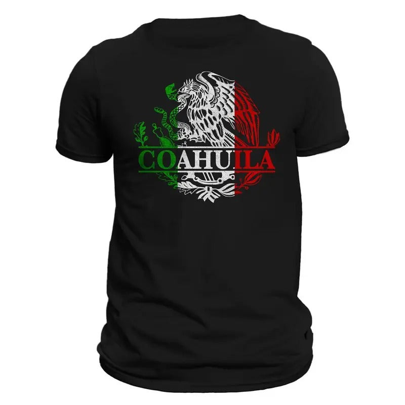 Coahuila Mexico Eagle Emblem Mexican T-Shirt Hoodie, Sweatshirt | GrindPrints.com
