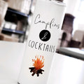 Cocktails And Campfires 20 Oz Skinny Tumbler T-Shirts, Hoodie, Sweatshirt | GrindPrints.com