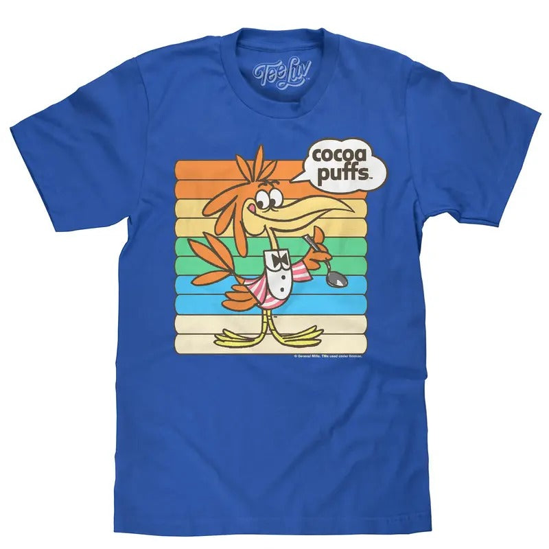 Cocoa Puffs Sonny the Cuckoo Bird T-Shirt - Blue Hoodie, Sweatshirt | GrindPrints.com
