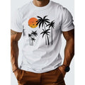 Coconut Trees Dusk Pure Cotton Comfort Fit Made USA T-Shirts, Hoodie, Sweatshirt