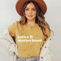 Coffee & Motherhood Shirt Mom Shirt Motherhood Shirt Funny Mom Shirt Coffee Shirt Mom Ink Quotes T-Shirts, Hoodie, Sweatshirt