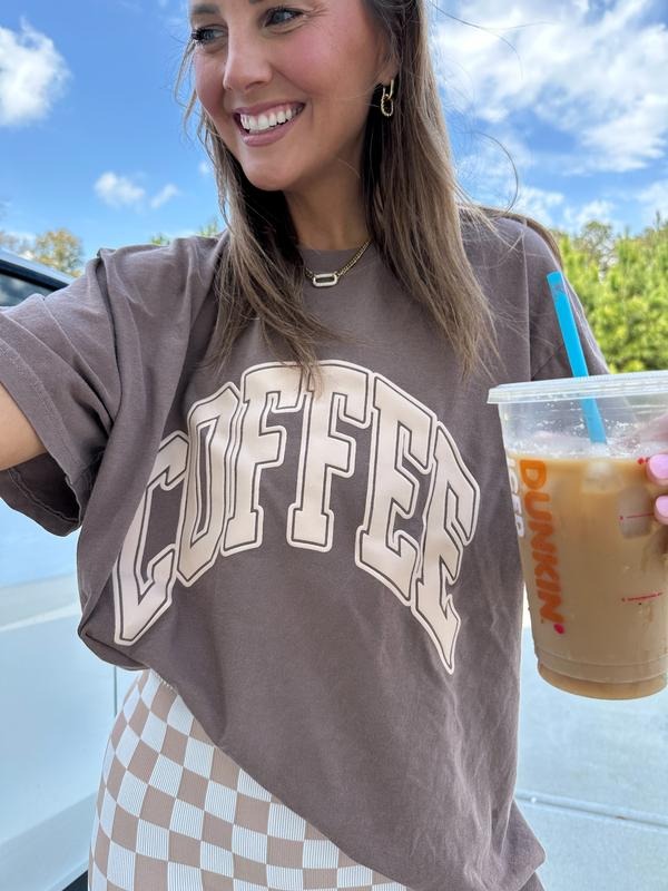 'Coffee' PUFF T-Shirt Hoodie, Sweatshirt | GrindPrints.com