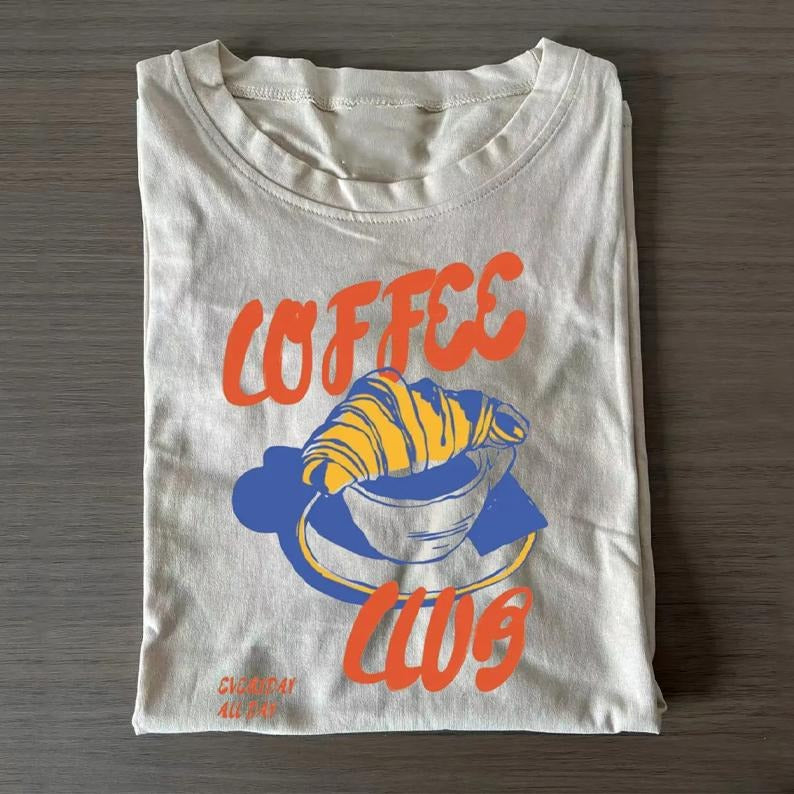 Coffee Club T-shirt, unisex tee, crewneck menswear streetwear, gift for him for her, top Hoodie, Sweatshirt | GrindPrints.com