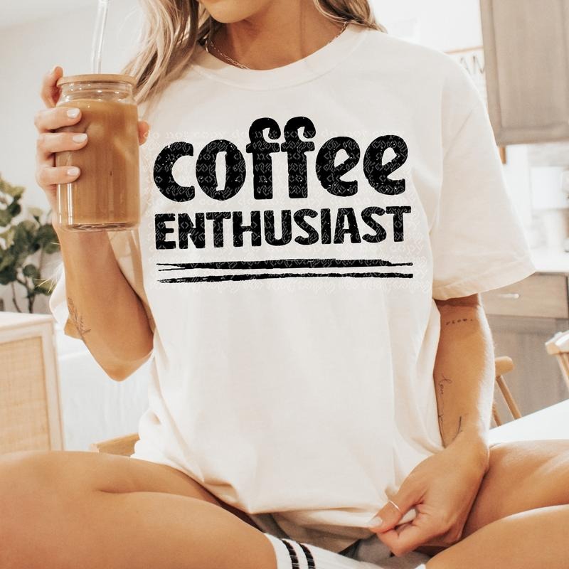 Coffee Enthusiast DTF Transfers - THIS IS NOT A SHIRT Hoodie, Sweatshirt | GrindPrints.com