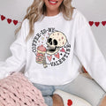 Coffee Is My Valentine Skull Unisex Gildan Sweatshirt T-Shirts, Hoodie | GrindPrints.com