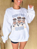 Coffee Run Graphic Top T-Shirts, Hoodie, Sweatshirt | GrindPrints.com