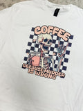 Coffee Skeleton Graphic Top T-Shirts, Hoodie, Sweatshirt | GrindPrints.com