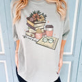 Coffee and Books T Shirt Hoodie Sweater, Coffee Shirt, Book Lover T-Shirt, Book Gift, Gift for Mom, Coffe Lover Gift Tee,...