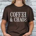 Coffee and Chaos T-shirt Hoodie, Sweatshirt | GrindPrints.com
