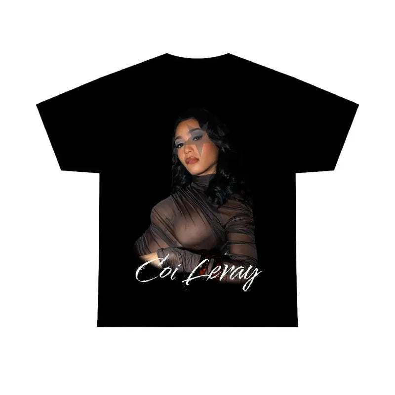 Coi Lerayyy Black Star T-shirt, Rapper T-Shirt Hoodie, Sweatshirt | GrindPrints.com