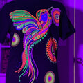 Colibri colores T-shirts Cotton Black Hoodie, Sweatshirt | GrindPrints.com