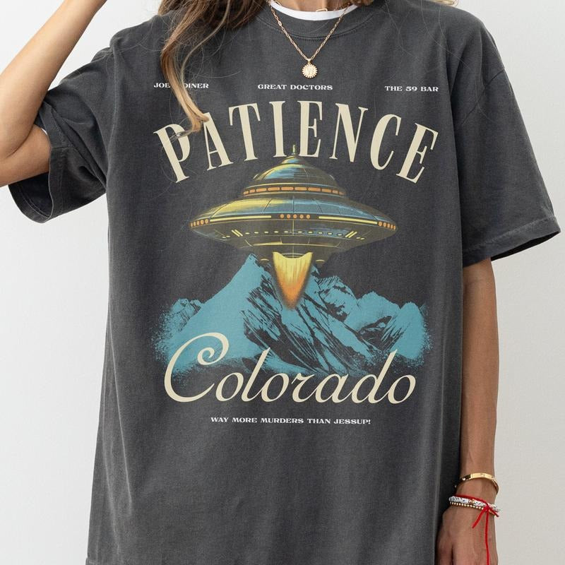Colorado Graphic T-Shirt, Alien UFO TV Show Memorabilia Tee Best Price Hoodie, Sweatshirt | GrindPrints.com