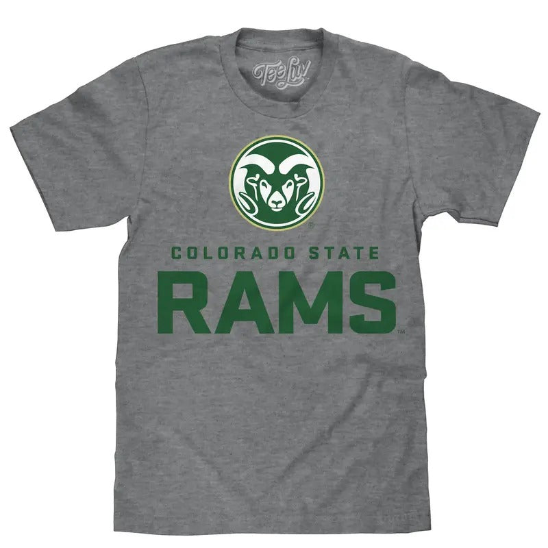 Colorado State University Rams T-Shirt - Gray Hoodie, Sweatshirt | GrindPrints.com