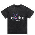 Colorful Rabbit - themed Tees with Parisian Vibe: A Must - have for US Fashion Buffs Hoodie, Sweatshirt | GrindPrints.com