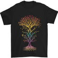 Colourful DNA Tree Biology Science Mens T-Shirt Cotton Made in USA Hoodie, Sweatshirt | GrindPrints.com