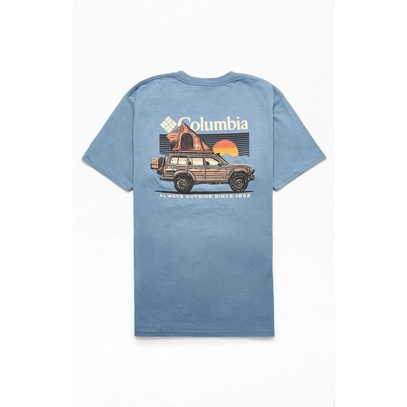 Columbia Men's Crawl T-Shirt Unisex Cotton Shirt Hoodie, Sweatshirt | GrindPrints.com