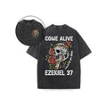 Come Alive Christian Washed Washed 2 Sided T-Shirt Pure Cotton Fabric Casual Streetstyle Crew Neck Short Sleeve...
