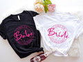 Come On Bride Let's Bach Party Shirt, Bride And Babe T-Shirt, Matching Bridesmaid Tee, Pink Themed Bachelorette Tee,...