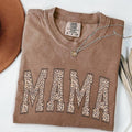 Comfort Color Leopard Mama Shirt, Mothers Day Gift, Mom Shirt, Retro Mama T-shirt, Gift For Mom, Mama Tee, Leopard Mama...