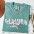 Comfort Color Summer Vibes T-Shirt, Coquette Summer T-Shirt, Summer Vacation TShirt, Ocean Lover T-Shirt, Retro Summer...