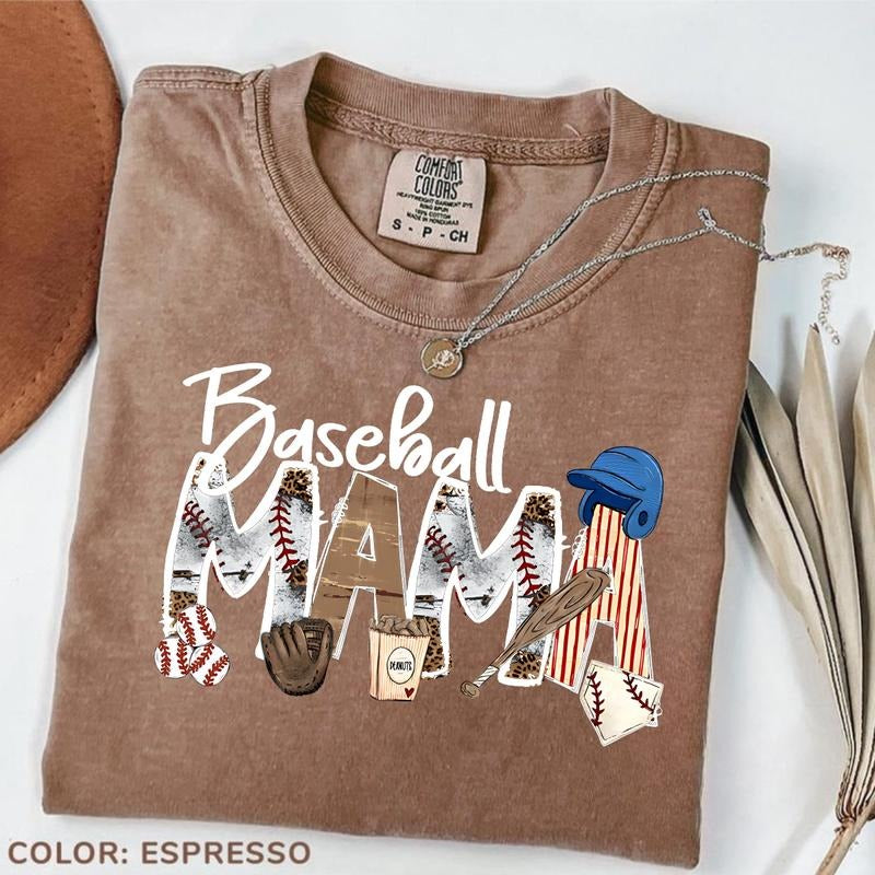 Comfort Colors Baseball Mama, Gift For Mom, Mother's Day Shirt, Sport, Mama Day Tees Hoodie, Sweatshirt | GrindPrints.com