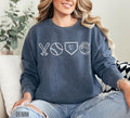 Comfort Colors Baseball Sweatshirt, Baseball Mom Tis the Season Game Day Tee Crewneck Cotton Fit Hoodie | GrindPrints.com