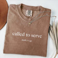 Comfort Colors Called To Serve T-Shirt, Bible Verse Shirt, Christian Shirt, Religious Shirt, God Lover Shirt, Christian...